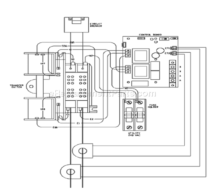 Page C Diagram and Parts List for 071011-1  Briggs and Stratton Generator
